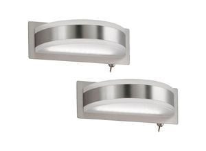 4260647059489 - Fischer&honsel - 2er Set moderne led Wandleuchten Up & Down mit Dimmer und Tunable White