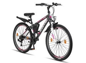 4260647781731 - Licorne Bike Guide Premium Mountainbike in 20 24 und 26 Zoll - Fahrrad für Mädchen Jungen Herren und Damen - Shimano 21 Gang-Schaltung Kinderfahrrad Kinder