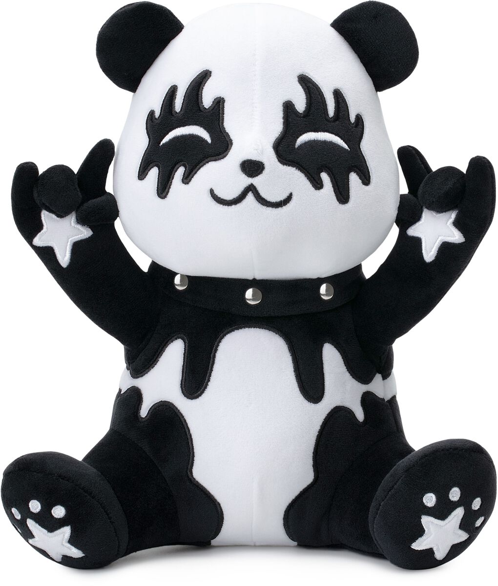 4260648676708 - Tin der Metal-Panda Plüschfigur weiß schwarz