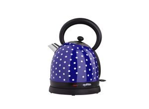 4260649283400 - Grafner® Retro-Wasserkocher 18 Liter 2200 Watt Blau Pünktchen WK10862 4260649283400 - Grafner® Retro-Wasserkocher 18 Liter 2200 Watt Blau Pünktchen WK10862