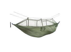 4260649284094 - Grafner® Hängematte mit Moskito-Netz max Belastbarkeit 200 kg incl Tasche und Zubehör HM11057