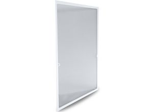 4260649284377 - Grafner® Insektenschutz Fliegengitter 110x130 cm Fenstergitter weiss IS11073