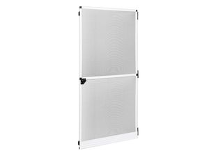 4260649284438 - Grafner® Insektenschutz Fliegengitter 95x210cm Balkontür Terassentür weiss IS11079