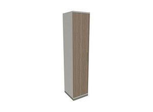 4260649681299 - fm Aktenschrank Oldenburg 4260649681299 weiß eiche natur 4 Fachböden 400 x 442 x 1869 cm