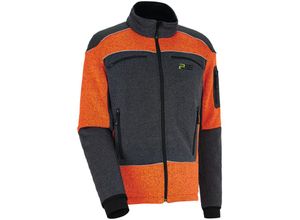 4260650170195 - Faserstrickjacke X-treme Arctic Orange Grau Gr s - Orange Grau - PSS