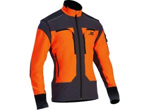 4260650173219 - Funktionsjacke X-treme Vario Orange Grau Gr s - Orange Grau - PSS