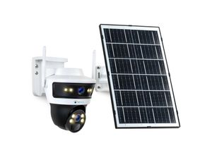 4260657861874 - LUVISION 4G   LTE PTZ Dual Objektiv Solar Überwachungskamera mit SIM Karte Mikrofon KI Bewegungsverfolgung