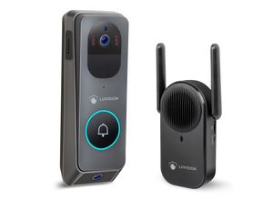 4260657861881 - LUVISION WLAN Video Türklingel mit Gegensprechfunktion 3MP Kamera Bewegungserkennung App