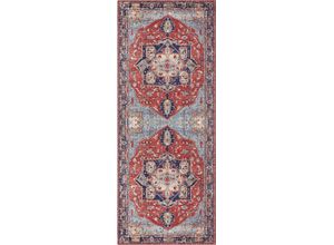 4260659061180 - Läufer ELLE DECORATION Hamadan Teppiche Gr B L 80 cm x 200 cm 5 mm 1 St rot Kurzflor-Läufer Orientalisch Orient Kurzflor Wohnzimmer Schlafzimmer Esszimmer