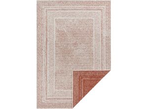 4260659062590 - Teppich HOME AFFAIRE Bernard Teppiche Gr B L 200 cm x 290 cm 5 mm 1 St orange (creme terra) Esszimmerteppiche Robust Pflegeleicht Flachgewebe Wendeteppich