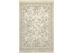 4260659063627 - Teppich Antik Flowers Teppiche Gr B L 160 cm x 230 cm 5 mm 1 St beige (sand) Fransenteppich Orientalische Muster Orientalisch mit Fransen Orient Wohnzimmer Schlafzimmer Esszimmer