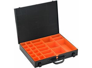 4260659071530 - Alubox - Sortimentsbox mit 24 Einsatzkästen schwarz 4260659071530 - Alubox - Sortimentsbox mit 24 Einsatzkästen schwarz