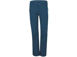 4260659960360 - TROLLKIDS - Softshellhose KIDS FJELL in mystic blue Gr122