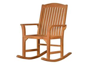 4260661712285 - Kai Wiechmann Schaukelsessel Premium Teak Schaukelstuhl als wetterfester Relaxse