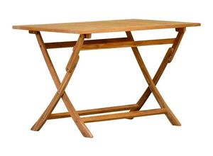 4260661713343 - Kai Wiechmann Klapptisch Teak Falttisch 120 x 70 cm als wetterfester Gartentisch