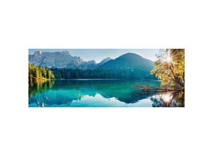 4260664198604 - Glasbild  Mehrfarbig  Glas  Landschaft & Natur  rechteckig  30x80 cm  Fotografie einfache und schnelle Anbringung glänzend  Bilder