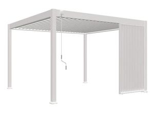 4260664388821 - Pavillonseitenteil Vertikale Lamellenwand für Pergola aus Aluminium 3 Maße 4260664388821 - Pavillonseitenteil Vertikale Lamellenwand für Pergola aus Aluminium 3 Maße