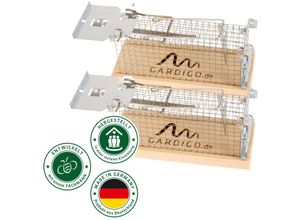 4260664810285 - Gardigo Lebend-Mausefalle Käfig 2er Set Made in Germany