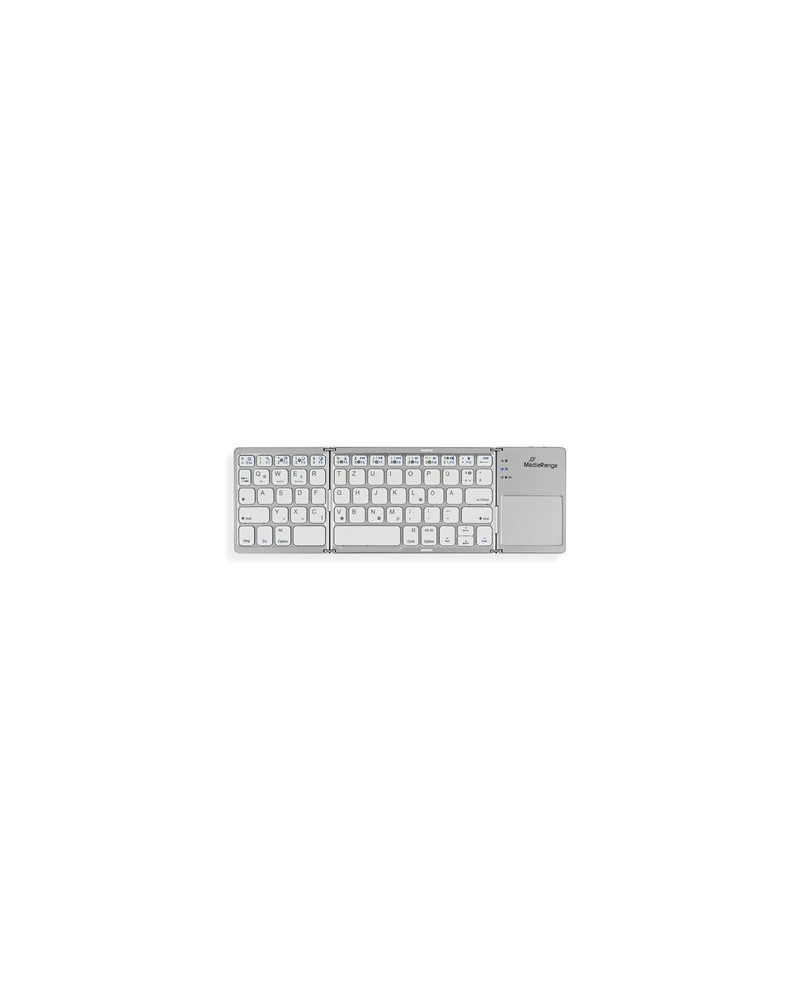 4260664871781 - MROS133 Media Range Tastatur Wireless 63 Ta faltbar Toch DE silber MROS133 4260664871781