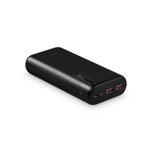 4260664872498 - Mobile charger i Powerbank 20000mAh with battery level lcd 2x usb-a and 1x usb-c® supports usb-c® Power Delivery and Quick Charge™ black (MR756)