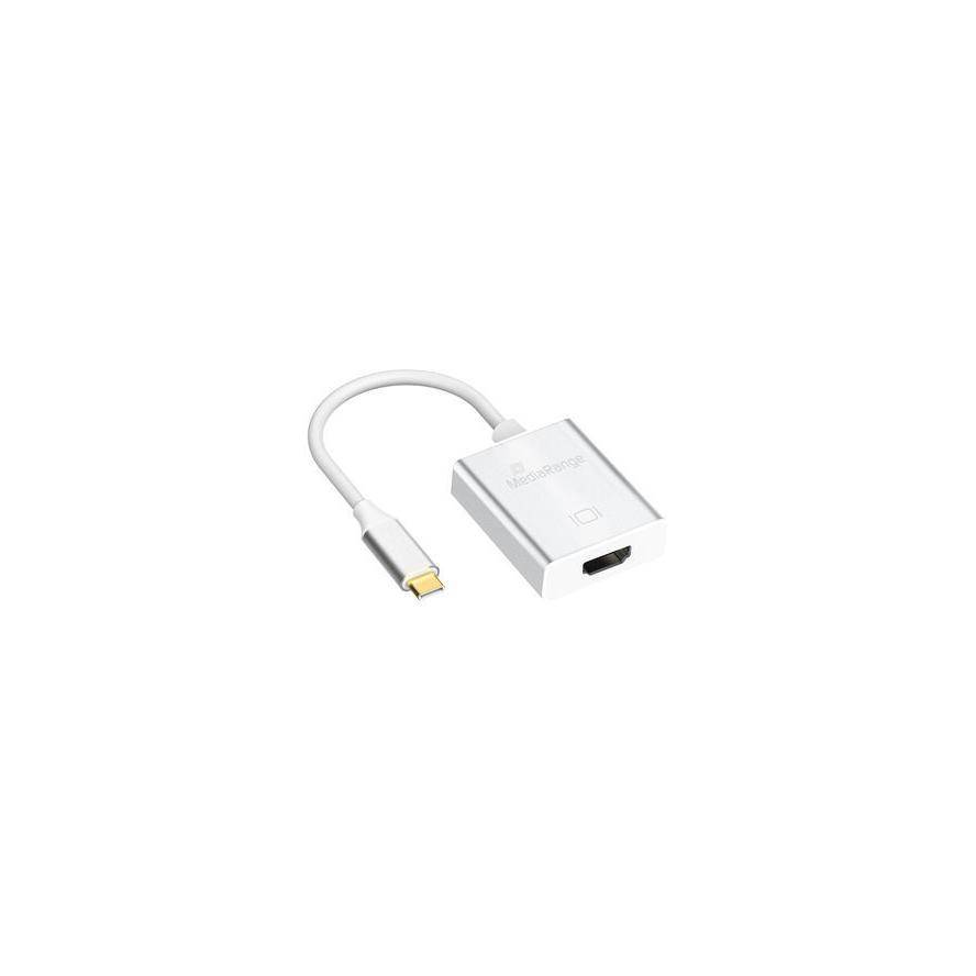 4260664872931 - USB Type-C 31 auf HDMI converter silver