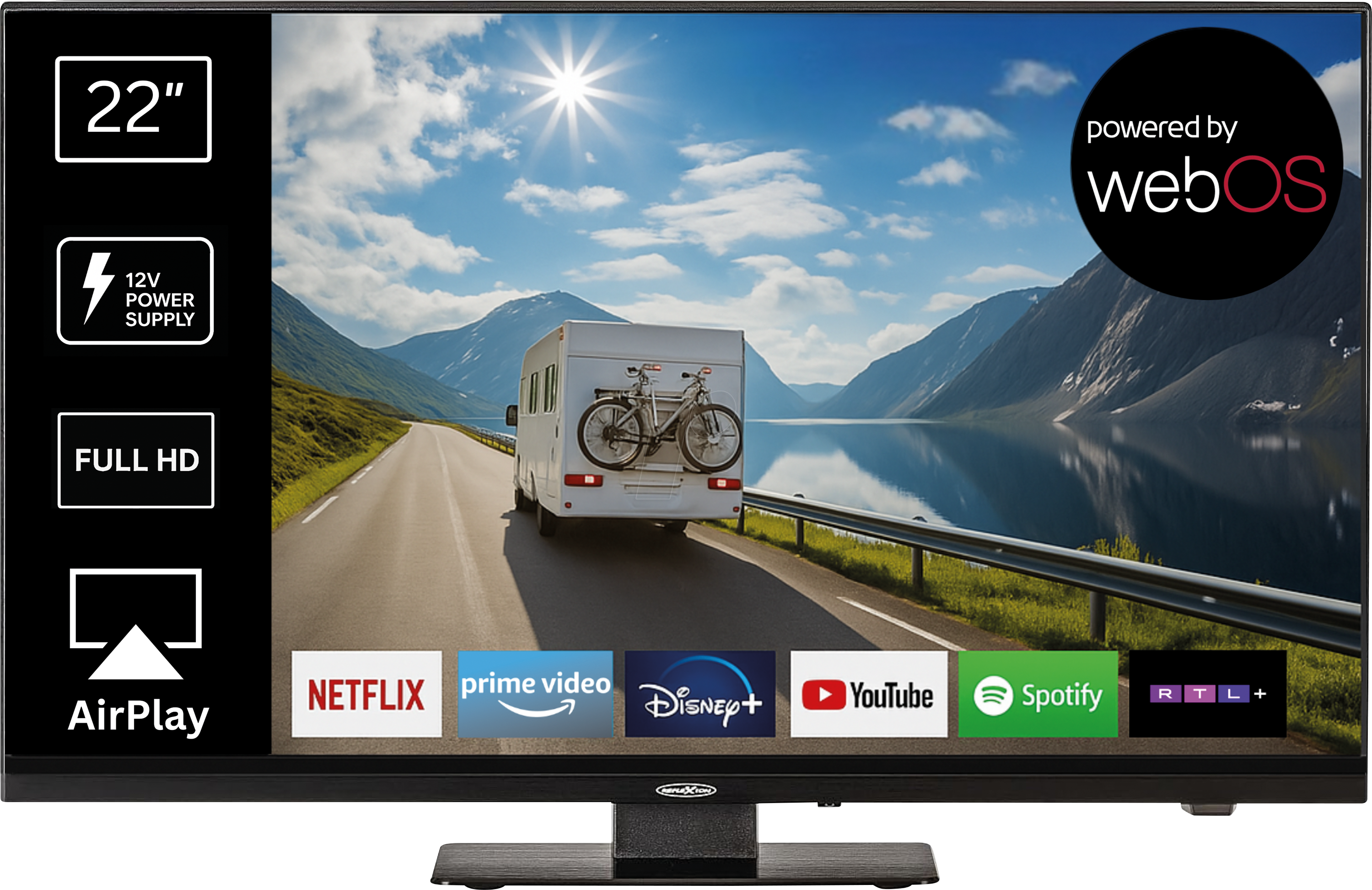 4260664981695 - RXN LDDX22IBT - Smart LED-TV 22 mit DVD-Player 4260664981695 - RXN LDDX22IBT - Smart LED-TV 22 mit DVD-Player