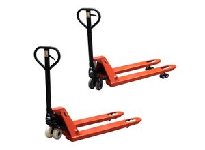 4260667996139 - Gabelhubwagen ECO Gabellänge von 1095mm mit Fußablasshebel und mit Gummi Lenkräder