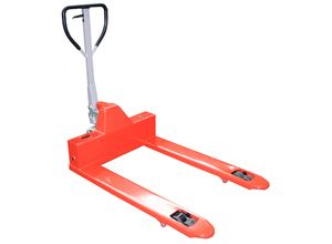 4260667996511 - Gabelhubwagen Premium für breite Sonderpaletten Gabelrollen single Tragkraft 2500kg Gabelweite 365mm