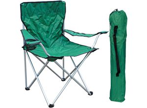 4260668750174 - - Anglersessel mit Getränkehalter Grün-MSP1000-grün