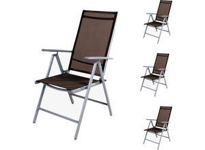 4260668751362 - 4er Set Hochlehner Silbergrau Schokobraun 7 Positionen-MMC5000SB-4