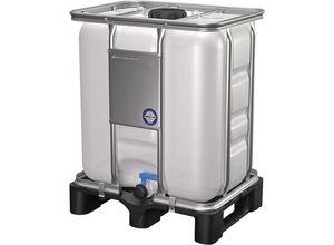 4260670620038 - IBC Container 300 Liter säurebeständig unterfahrbar stapelbar UN-Zulassung HDPE B 800 x T 600 x H 996 mm natur