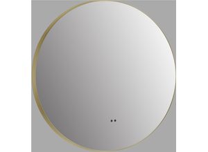 4260671850120 - Spiegel TALOS TALOS VERONA gold (goldfarben) B50cm H50cm T25cm Aluminium Spiegel Hand Wave Sensor Shine in matt Ø50 cm 4260671850120 - Spiegel TALOS TALOS VERONA gold (goldfarben) B50cm H50cm T25cm Aluminium Spiegel Hand Wave Sensor Shine in matt Ø50 cm