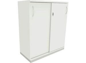 4260672330775 - fm Schiebetürenschrank Sidney 4260672330775 weiß 2 Fachböden 1000 x 442 x 1133 cm