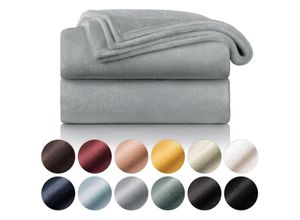 4260674513299 - Blumtal Kuscheldecke aus Fleece - hochwertige Decke Oeko-TEX® Zertifiziert in 130 x 150 cm Kuscheldecke flauschig als Sofadecke Tagesdecke oder