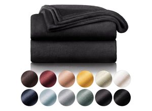 4260674513336 - Blumtal Kuscheldecke aus Fleece - hochwertige Decke Oeko-TEX® Zertifiziert in 130 x 150 cm Kuscheldecke flauschig als Sofadecke Tagesdecke oder