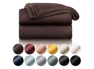 4260674513732 - Blumtal Kuscheldecke aus Fleece - hochwertige Decke Oeko-TEX® Zertifiziert in 130 x 150 cm Kuscheldecke flauschig als Sofadecke Tagesdecke oder