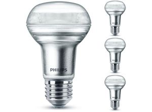 4260677172530 - Signify - Philips led Lampe ersetzt 40W E27 Reflektor RF63 klar warmweiß 210 Lumen nicht dimmbar 4er Pack