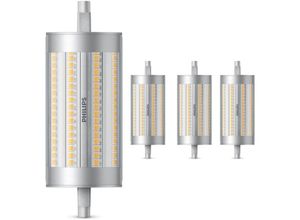 4260677173070 - Led Lampe ersetzt 150W R7s Röhre R7s-118 mm warmweiß 2460 Lumen dimmbar 4er Pack - grey - Philips