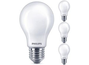 4260677177856 - Led Lampe ersetzt 40 w E27 Standardform A60 weiß warmweiß 475 Lumen dimmbar 4er Pack - white - Philips