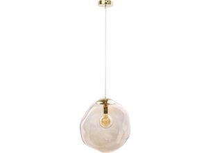 4260677178143 - Pendelleuchte Adriano in Gold E27 - yellow - Famlights