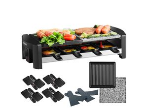 4260677792332 - Steinborg Raclette Grill für 8 Personen m kombinierter Grillfläche 1300W