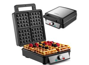 4260677793087 - Steinborg XXL Waffeleisen Anftihaftbeschichtung Backampel 1200W