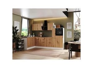 4260683879133 - Eckküche Elisabeth ca 175x310cm Eiche Artisan Weiß