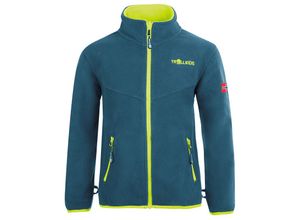 4260684069540 - TROLLKIDS - Fleecejacke OPPDAL KIDS XT in petrol lime Gr164