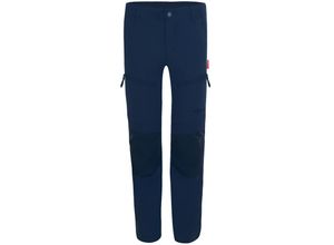 4260684075596 - TROLLKIDS - Zip-Off Hose NORDFJORD Slim Fit in navy Gr140