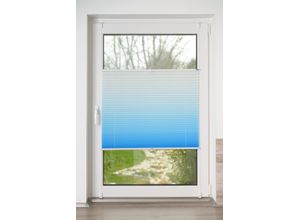 4260685145885 - K-HOME Plissee »Farbverlauf Sunrise« Lichtschutz ohne Bohren verspannt