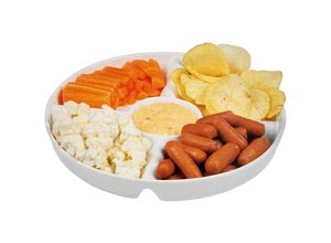 4260687432846 - - alpina Snackschale   Fingerfood Keramik Ø23cm-M15026