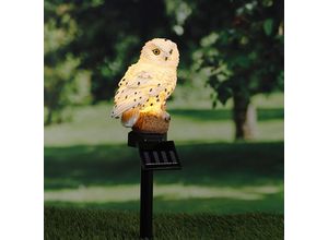 4260687435212 - - led Solar Gartenstecker Eule-M70209