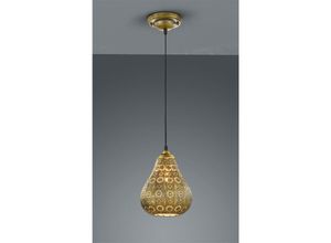 4260688151319 - Trio Leuchten - Orientalische led Pendelleuchte im Marrakesch Design Altmessing