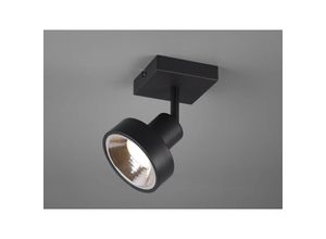 4260688153580 - Leuchten - Retro led Wand- & Deckenstrahler 1 flammig Schwarz Spot schwenkbar